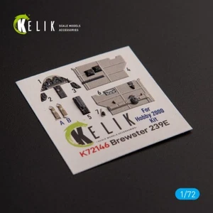 Brewster 239E Buffalo - Interior 3D Decals (for Hobby 2000/Hasegawa) 1:72 K72146 - Bild 1 von 5