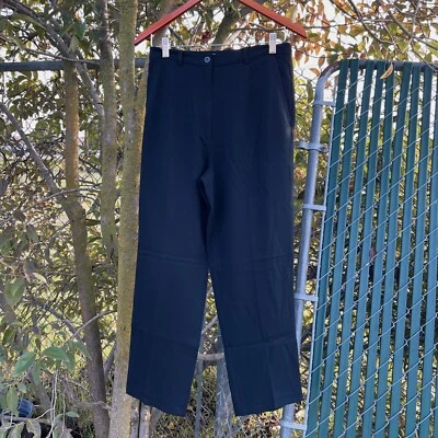 Vintage 00s Garfield & Marks Trousers 27" Waist Black Dress Pants - Image 1 of 4