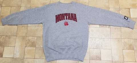 Vintage Starter Montana Grizzlies Womens Medium Embroided Crewneck  Sweatshirt Cover