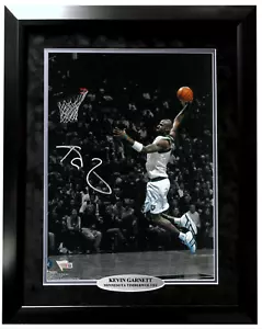 Kevin Garnett Signed Minnesota Timberwolves 11X14 Photo Framed COA Fanatics  - Picture 1 of 3