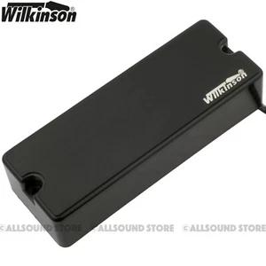 WILKINSON MWJH 4, 5 or 6 String SOAPBAR Passive Bass Humbucker Pickup - BLACK - Picture 1 of 5
