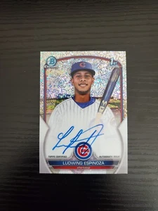 Ludwing Espinoza - 2023 Bowman Chrome 1st Bowman - MOTEADO AUTOMÁTICO /299 - DAÑADO - Imagen 1 de 3