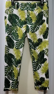 Time True Jeggings Palm Leaves Size L - Picture 1 of 9