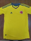 Adidas+Colombia+National+Team+Home+Soccer+Jersey+Men%E2%80%99s+Size+L+Yellow+Futbol