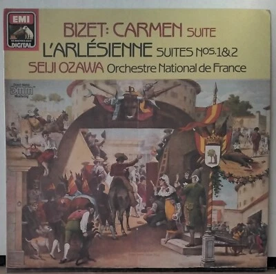 HMV EL 27 0024 GERMANY BIZET L'ARLESIENNE / CARMEN SUITES 1984 OZAWA DIGITAL LP - Image 1 of 3