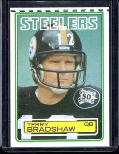 1983 Topps #358 Terry Bradshaw NM-MT (Rare Print Defect and Error ) , Free Ship - Picture 1 of 2