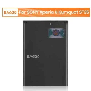 Batterie téléphone de remplacement BA600 pour Sony ST25i ST25C Xperia U Kumquat 1290mAh - Photo 1 sur 6