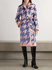 DRIES VAN NOTENBelted sequin-embellished cotton-blend terry coat Size IT 38/ US - Picture 1 of 15