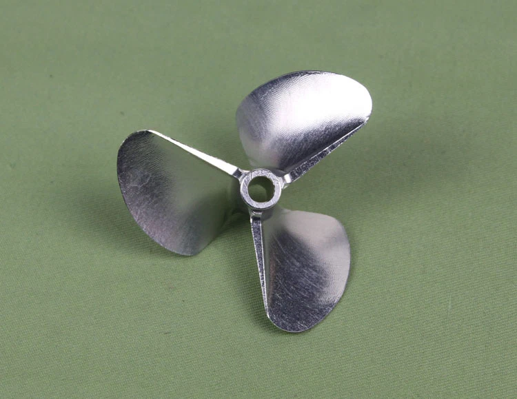 Rc Propeller CNC Machined 3 blades Alloy 7214 For 6.35mm 1/4" Prop Shaft Rc Boat - Image 1 of 1
