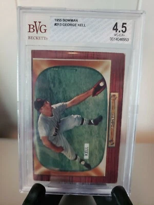 Bowman #213 1955 George Kell Beckett grado 4,5 Foto 1 de 2