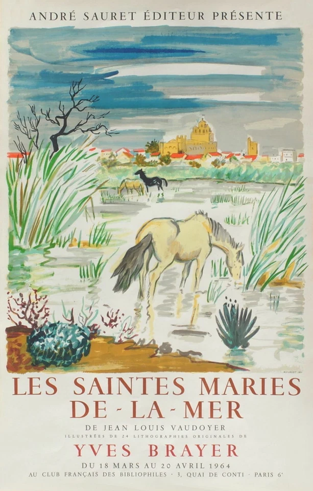 Yves BRAYER 1964 - LES SAINTES MARIES DE LA MER - Photo 1/1