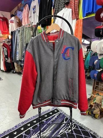 Vintage Jeff Hamilton Design Jacket Los Angeles Clippers NBA Reversible SZ XL Cover