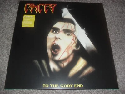 CANCER -TO THE GORY END- AWESOME VERY RARE LTD EDITION YELLOW LP VINYL SEALED - Image 1 of 3