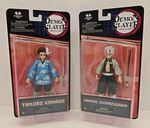 Mcfarlane Demon Slayer lotto di 2 figurine Tanjiro Kamado & Sanemi Shinazugawa - Foto 1 di 4
