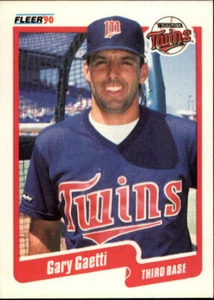 1990 Gary Gaetti Fleer Baseball Card #373 - Picture 1 of 2