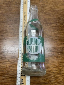 Vintage años 50 6 oz. Botella de refresco Royal Palm embotellada por Coca Cola - Imagen 1 de 10