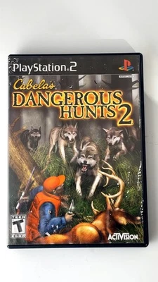 Cabela's Dangerous Hunts 2 PlayStation 2 Video Game Teen Rating CIB TESTED - Image 1 of 4