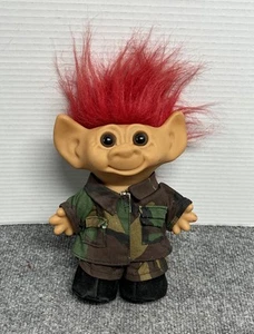 Troll Kidz Camo Soldat 11 Zoll Plüschpuppe 1990er Jahre - Bild 1 von 3