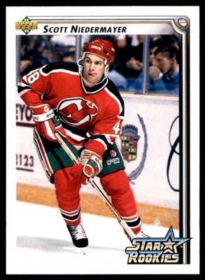 1992-93 Upper Deck - Star Rookies Scott Niedermayer #406 - Image 1 of 2