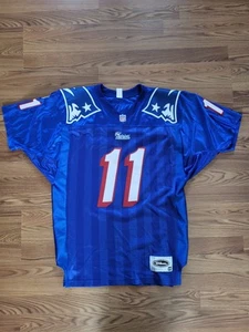 Wilson NFL Authentic Trikot New England Patriots Drew Bledsoe 44 *FLECKEN* - Bild 1 von 12