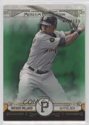 2015 Topps Museum Collection Green /199 Gregory Polanco #50 - Image 1 of 2