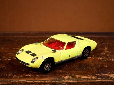 Corgi Toys Whizzwheels 342 Lamborghini Miura P400 gelb vintage diecast rare - Bild 1 von 4
