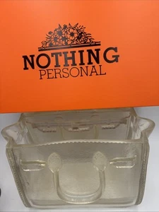 Nothing Personal Hermes Birkin Bag Flower Vase - CLEAR - Picture 1 of 14