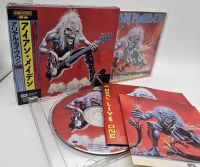 IRON MAIDEN A Real Live One Japan CD TOCP 7598 OBI Slipcase Sticker Booklet 1993 - Image 1 of 4