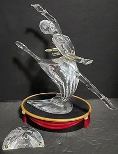 Bailarina Swarovski Anna Magic of Dance Estatuilla de Cristal SCS 2004 Soporte de Placa - Imagen 1 de 24