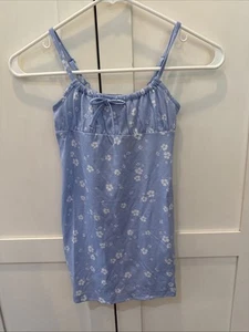 Roxy Girl Party All The Time Blue Knit Dress 5 NWT - Picture 1 of 9