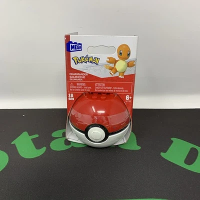 Pokemon Mega Bloks Construx Charmander Pokeball Nintendo JCT35 Bola 16 Piezas Foto 1 de 4