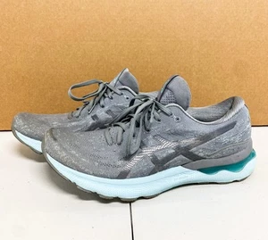 Scarpe da corsa Asics Gel-Nimbus 24 Mk 1012B202 sneaker donna grigio/blu taglia 12 - Foto 1 di 7