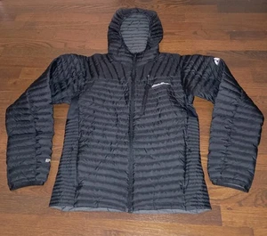 Eddie Bauer Stormdown 800 Puffer Jacket Mens Small Black Goose Down First Ascent - Picture 1 of 17