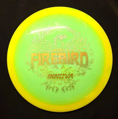 Innova Halo Star Firebird 171g Yellow / Chartruese Distance Driver Golf Disc - Image 1 of 4