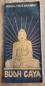 Vintage 1920 Era Indian State Railways Budh Gaya Brochure - Picture 1 of 4