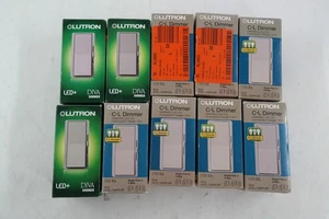 LUTRON DVCL-153PR-GR SINGLE OR 3-WAY 150W CFL LED Halogen x10 SAME UPC DIF BOXEN - Bild 1 von 3