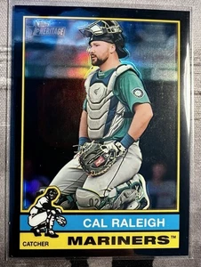 2025 Topps Heritage - High Number SP Cal Raleigh #472 - Picture 1 of 4