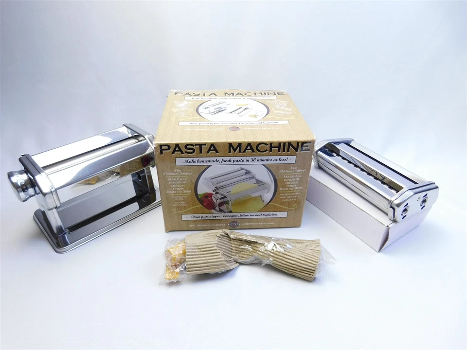 NORPRO Manual Pasta Machine Item #1049 Noodle Roller COMPLETE NEW In Box - Image 1 of 4