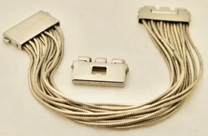 Swatch Skin 2001 "Silver Meshstream" Sterling Serpentine Ersatz Uhrenarmband - Bild 1 von 5
