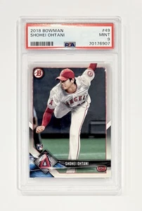 2018 Bowman Shohei Ohtani Rookie RC #49 PSA 9 Mint Los Angeles Angels - Picture 1 of 1