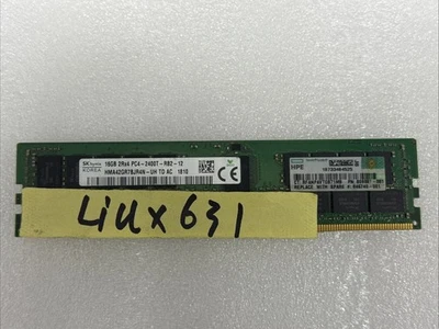 HP 836220-B21 16GB 2RX4 PC4-2400T DDR4 2400MHZ MEMORY 846740-001 809081-081 - Image 1 of 2