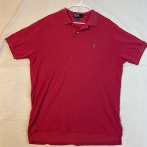 Polo Ralph Lauren Herren Poloshirt XL Pink Classic 90’s Y2K Pima Cotton *lesen - Bild 1 von 9