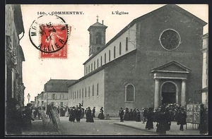 CPA Commentry, Die Kirche 1911  - Bild 1 von 2