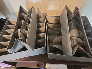 Hanspace Underwear Drawer Organizer 4PCS Grey - Picture 1 of 6