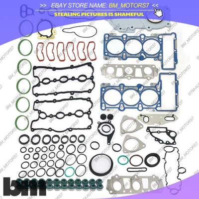 Juego de juntas de cubierta de válvula de culata de motor para AUDI S5 S4 Q7 3.0 TFSI Foto 1 de 4