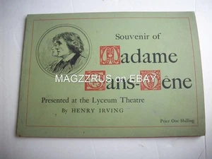 1897 HENRY IRVING Madame Sans Gene @ Lyceum Souvenir ALBUM hard cover ...1 - Picture 1 of 1