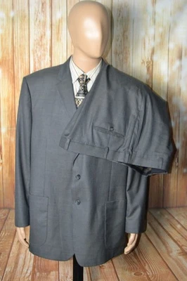 Jos A Bank Men Napoli Fratelli Tallia Di Delfino 2 Button Suit Sz 50R Wst 44x29 - Image 1 of 4