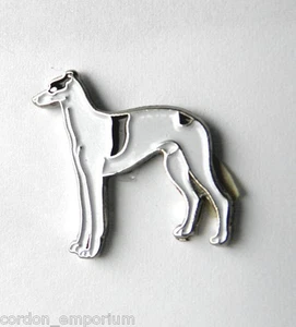 NICE QUALITY GREYHOUND DOG ANIMAL LAPEL PIN BADGE 1 INCH - Picture 1 of 1