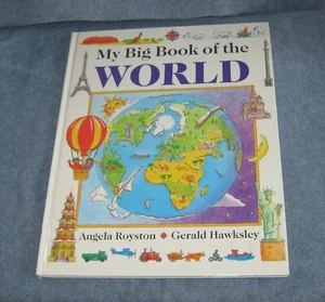 1996 My Big Book of the World Angela Royston Children's Pictorial Atlas - Imagen 1 de 7
