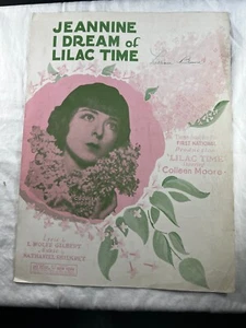 Vintage Noten 1928 Jeannine I Dream of Lilac Time Colleen Moore Leo Feist - Bild 1 von 2